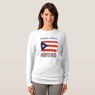 Puerto Rico and Puerto Rican Flag Personal Women's T-Shirt