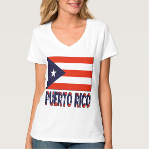 Puerto Rico and Puerto Rican Flag T-Shirt