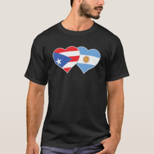 Puerto Rico Argentina Flag Puerto Rican Argentinia T-Shirt