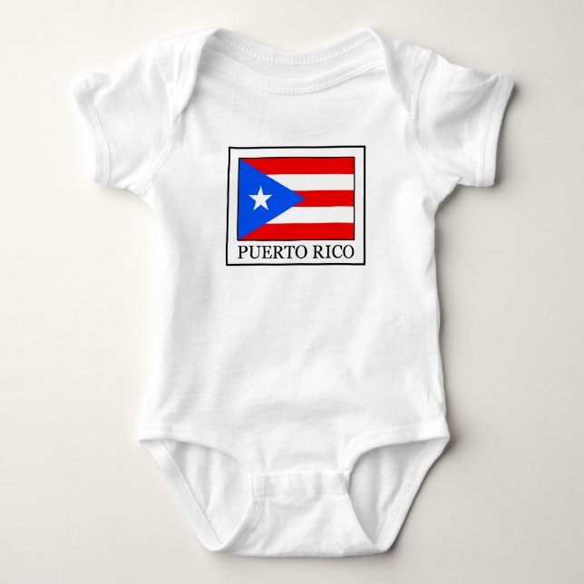 Puerto Rico Baby Bodysuit (Front)