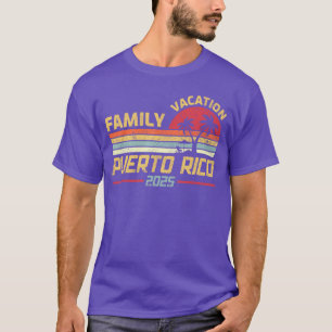 Puerto Rico Beach Family Vacation 2025 Matching Su T-Shirt