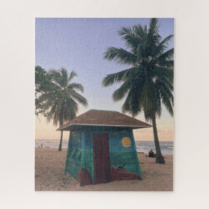 Puerto Rico Beach San Juan Island Sunset Photo Jigsaw Puzzle