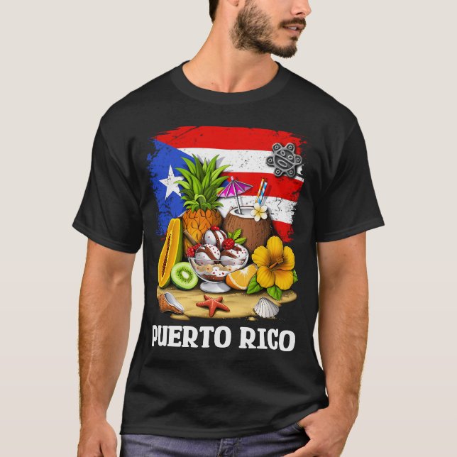 Puerto Rico Beach T-Shirt (Front)