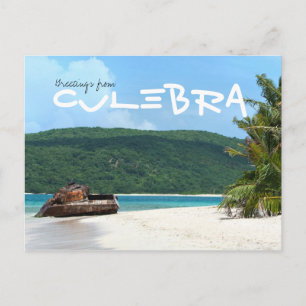 Puerto Rico Beach Tank Postcard