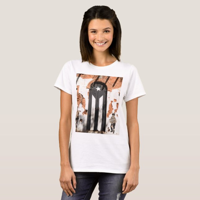 Puerto Rico Black T-Shirt (Front Full)