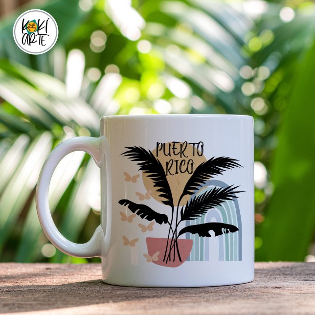 Puerto Rico BOHO Tropical Coffee Mug (Creator Uploaded)
