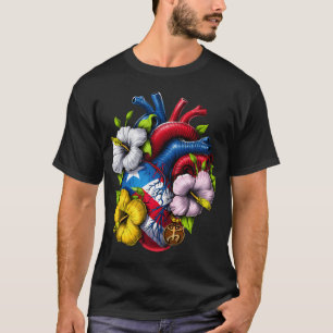 Puerto Rico Boricua Heart T-Shirt