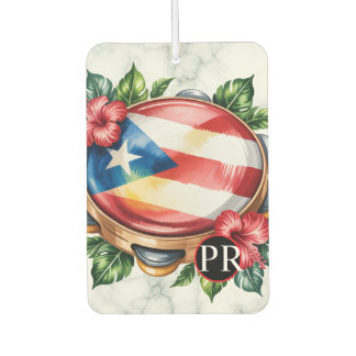Puerto Rico Boricua Musician  Car Air Freshener