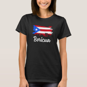 Puerto Rico Boricua Vintage Puerto Rican Flag T-Shirt