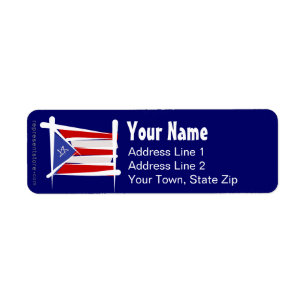 Puerto Rico Brush Flag