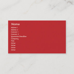 Puerto Rico - Business Business Card