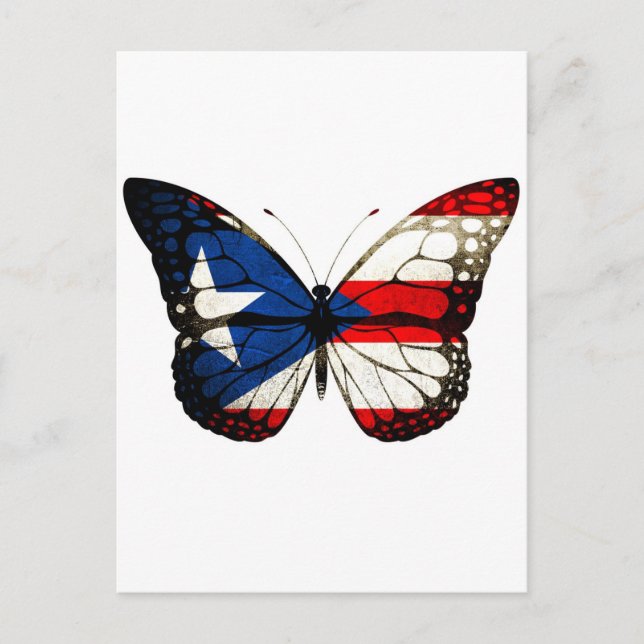 Puerto Rico Butterfly Postcard (Front)