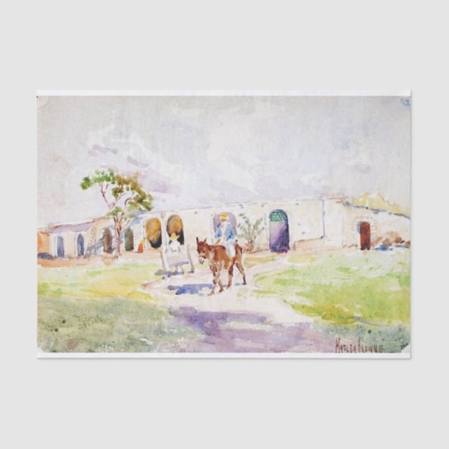 Puerto Rico by Matilda Browne Tissue Paper (Front)