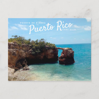 Puerto Rico, Cabo Rojo, Puente de Piedra Postcard