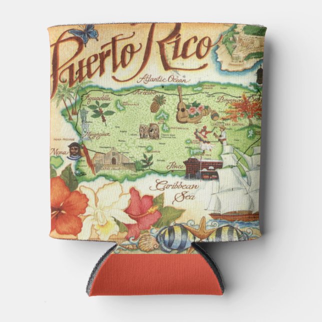 Puerto Rico Can Cooler (Front)