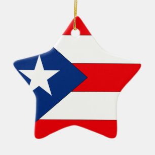 Puerto Rico Ceramic Tree Decoration