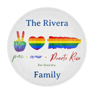 Puerto Rico Charcuterie and Cutting Board