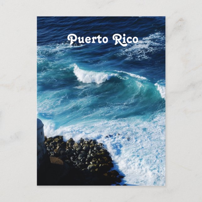 Puerto Rico Coast Postcard (Front)