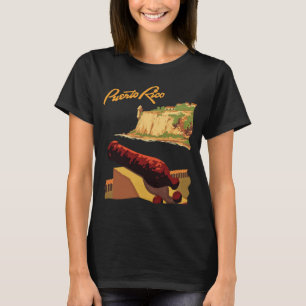 Puerto Rico Coastal Fortress Travel T-Shirt
