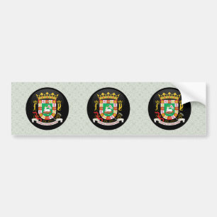 Puerto Rico Coat of Arms detail Bumper Sticker