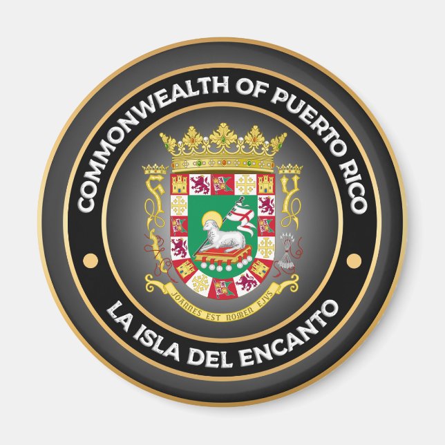 Puerto Rico Coat of Arms Magnet (Front)