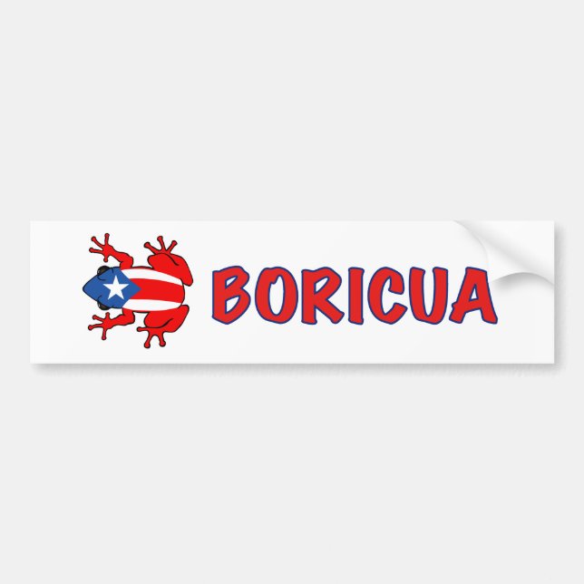 Puerto Rico - Coqui - Boricua Sticker (Front)