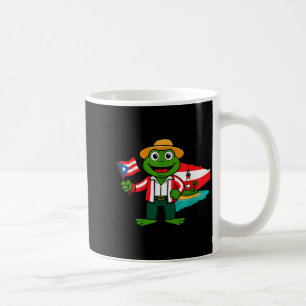 Puerto Rico Coqui Frog Flag Shirt For Men Women Ki Coffee Mug