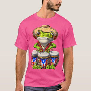 Puerto Rico Coqui Frog Taino Boricua T-Shirt