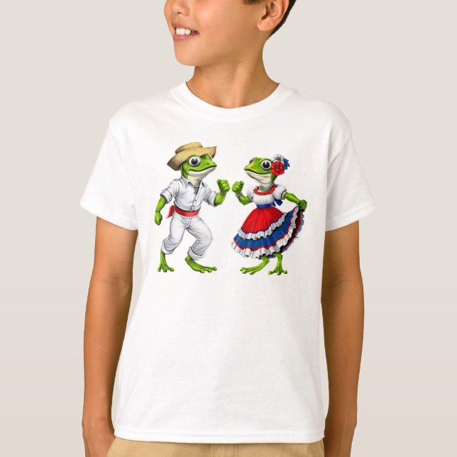 Puerto Rico Coqui Frogs T-Shirt (Front)