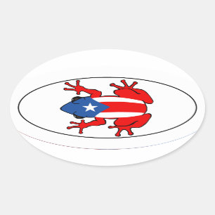 Puerto Rico - Coqui Sticker