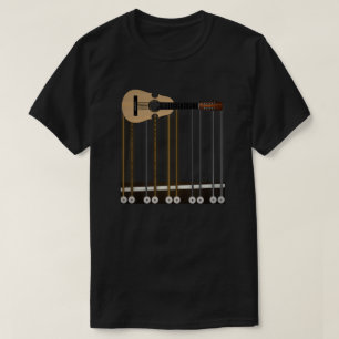 Puerto Rico Cuatro Guitar  T-Shirt