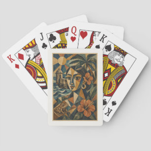 Puerto Rico Cubist Heritage Playing Cards
