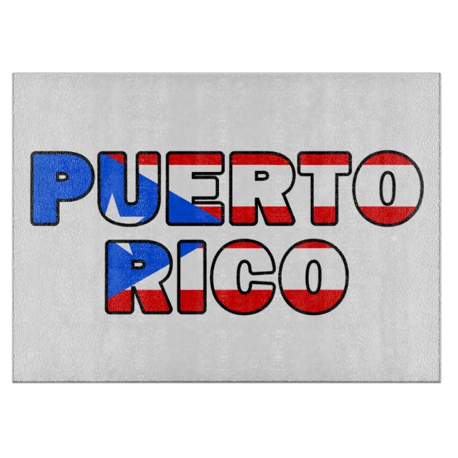 Puerto Rico Cutting Board (Front)