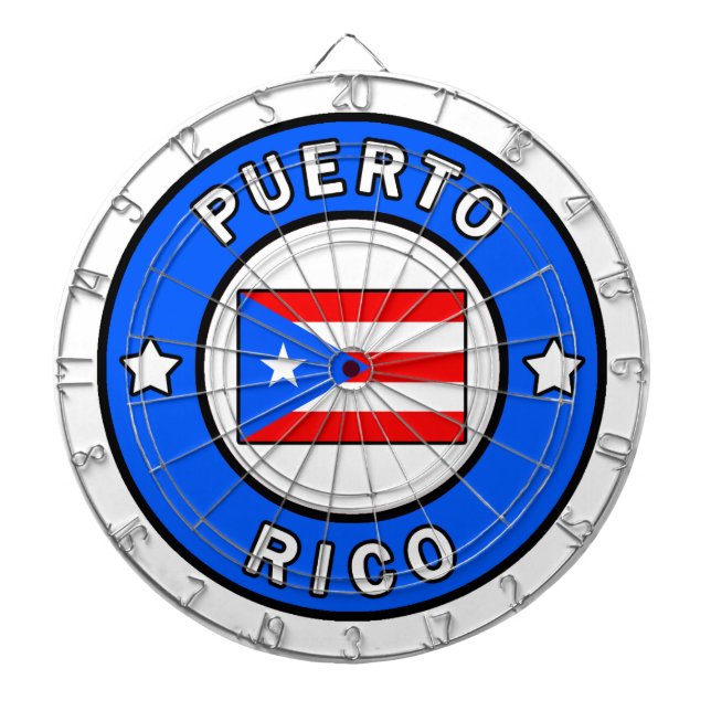 Puerto Rico Dartboard (Front)
