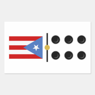 Puerto Rico Domino Stickers
