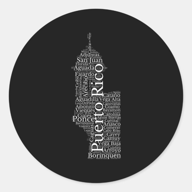 Puerto Rico El Moro Prideful Puerto Rican Cities A Classic Round Sticker (Front)