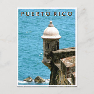 Puerto Rico: El Morro Ocean View Postcard