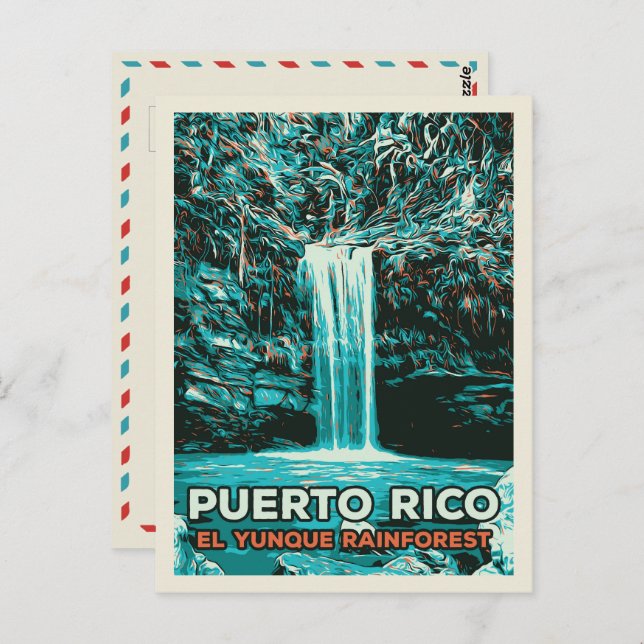 Puerto Rico, El Yunque National Park Postcard (Front/Back)