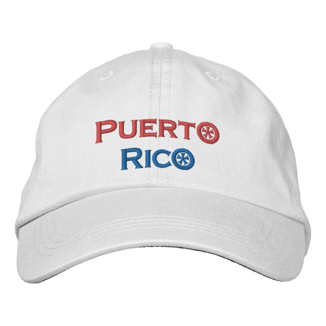 Puerto Rico Embroidered Baseball Hat (Front)