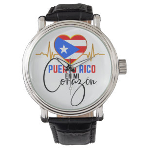 Puerto Rico en mi Corazon Puerto Rican Pride  Watch