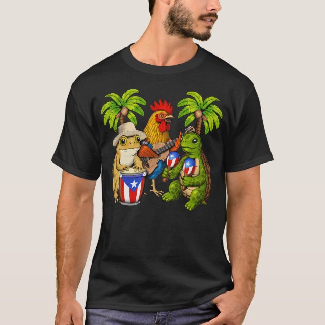 Puerto Rico Fiesta T-Shirt (Front)