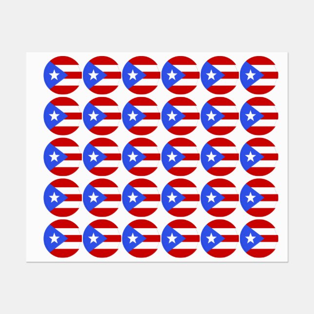 Puerto Rico flag (Sheet)