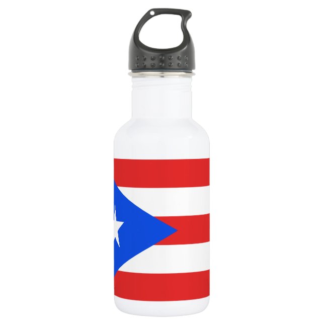 Puerto Rico Flag 532 Ml Water Bottle (Front)