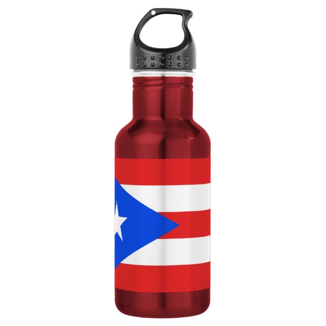 Puerto Rico Flag 532 Ml Water Bottle (Front)