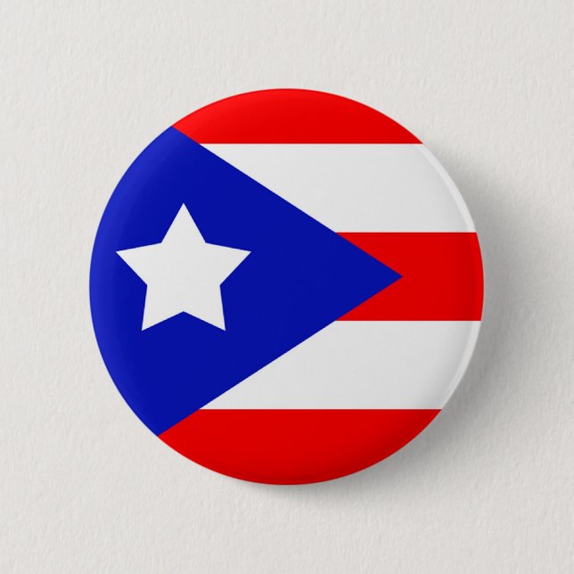 Puerto Rico Flag 6 Cm Round Badge (Front)