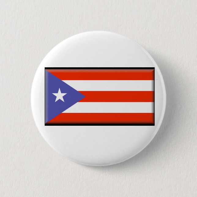 Puerto Rico Flag 6 Cm Round Badge (Front)