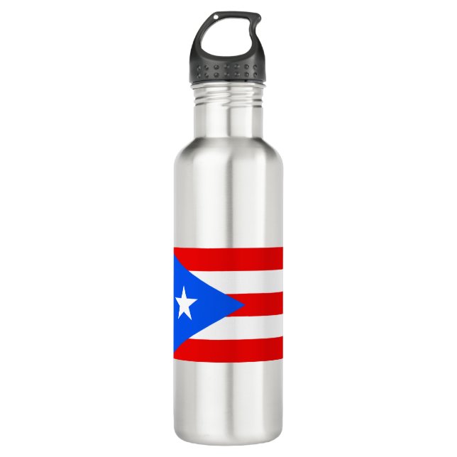 Puerto Rico Flag 710 Ml Water Bottle (Front)