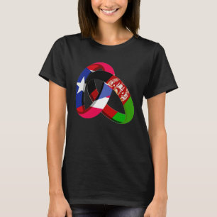Puerto Rico Flag Afghanistan Grown Ring Marriage W T-Shirt
