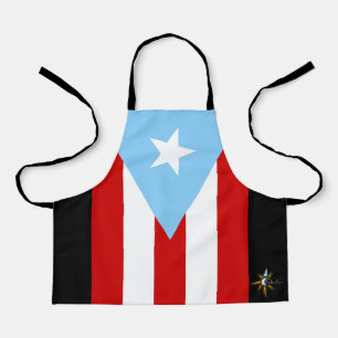 Puerto Rico Flag All Over Print Small Apron