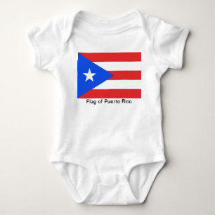Puerto Rico Flag Baby Bodysuit